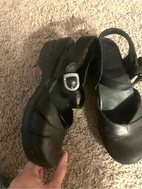 Dansko Mary Jane Clogs Black
